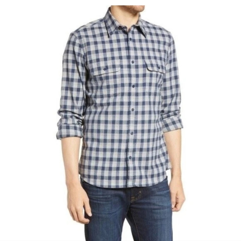 Men Fannel Button Up Shirt